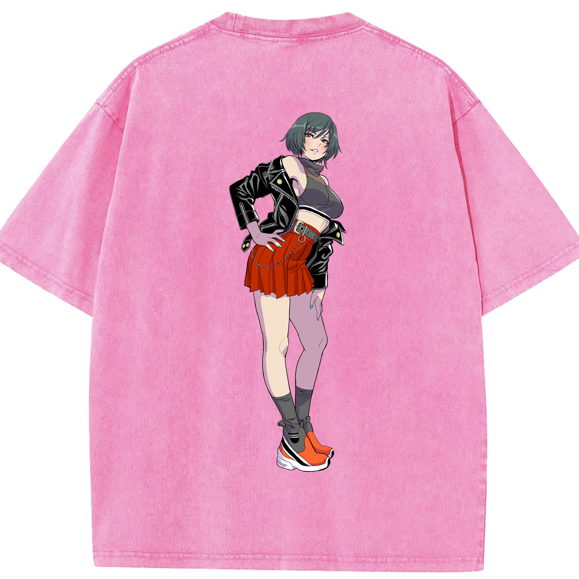 （画像用） 呪術廻戦 Jujutsu Kaisen 綿100% ヴィンテージ風 半袖Tシャツ（背面プリント）